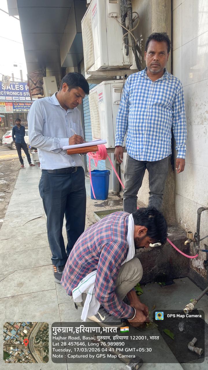 बसई क्षेत्र में अवैध पानी कनेक्शनों पर नगर निगम की बड़ी कार्रवाई